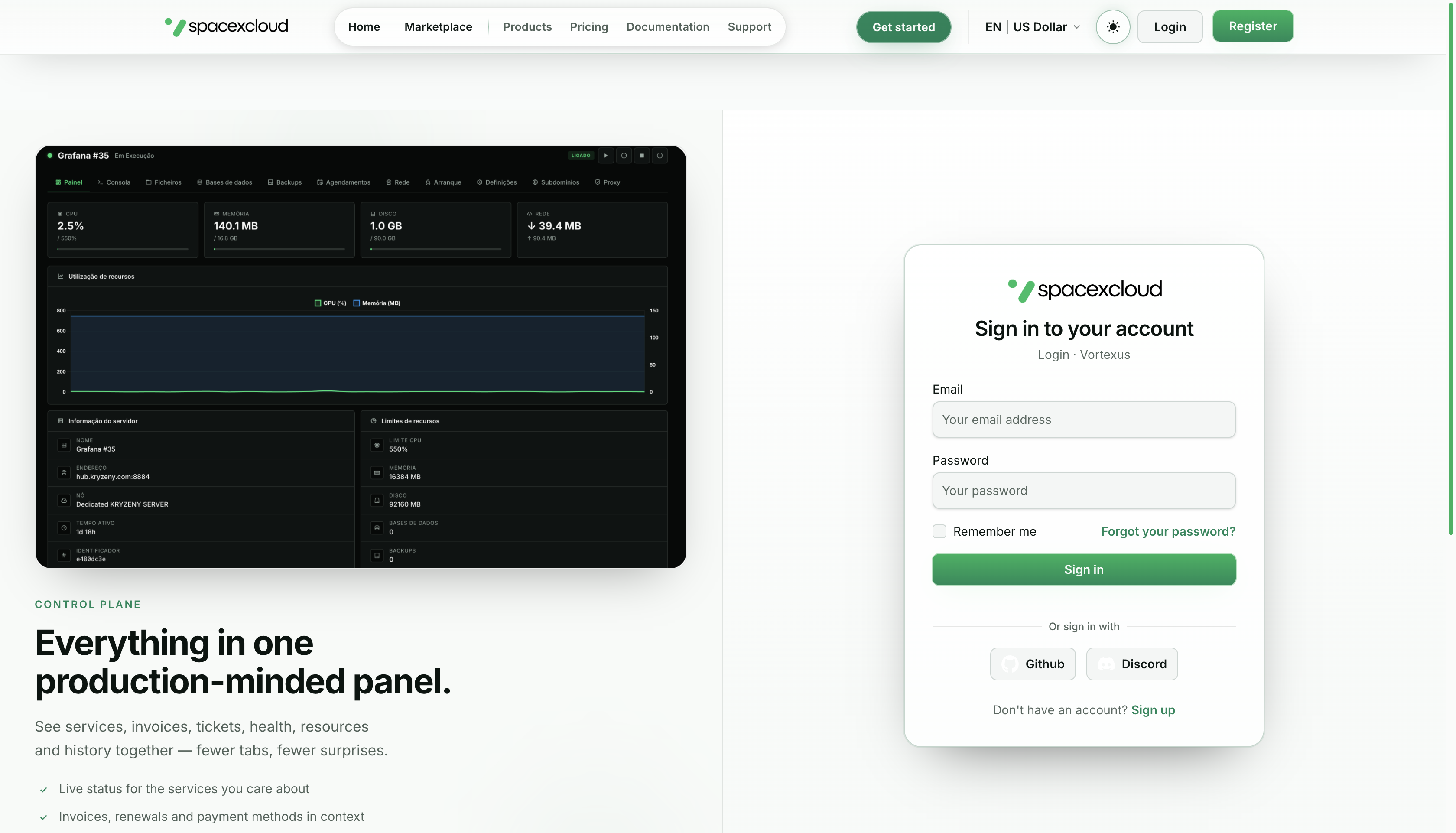 Login light